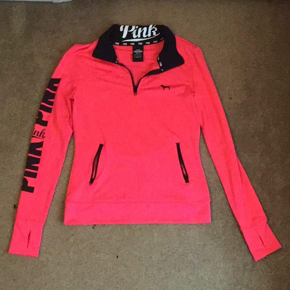 Victoria’s Secret pink sports quarter zip.
